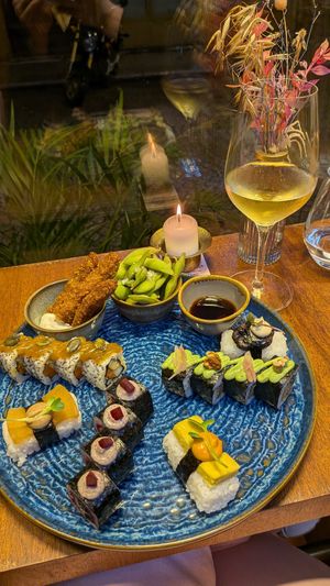 Tasting menu mars 2026 at brEAThe Restaurant | Sushi végétal à Paris in Paris