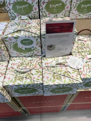 Vegan panetonne!  at Eataly in Rome