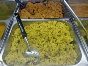 Rice at Murugan Vilas Idly Shop in West Singapore