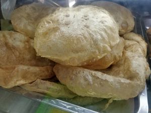 Puri at Murugan Vilas Idly Shop in West Singapore