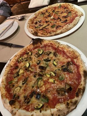 Huge vegan pizzas!   at Monnalisa in Kuala Lumpur