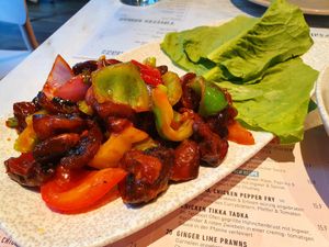 Chili Mushroom at Eat Doori in Dusseldorf