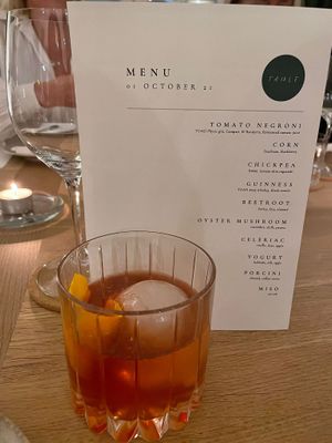 November menu  at Table 13 in Wheatley