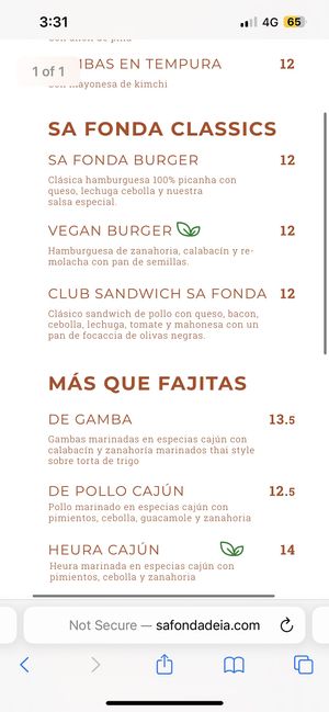   at Sa Fonda in Mallorca