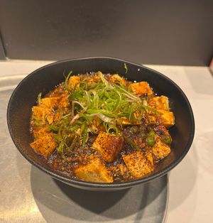 Mapo tofu from Pig and Tiger  at Avanti in Boulder