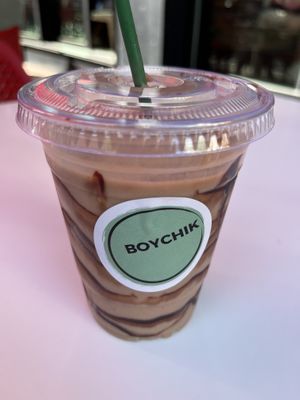 Banana chocolate vegan smoothie   at Avanti in Boulder