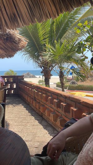 View from the terrace   at Hotel Santa Fe in Puerto Escondido