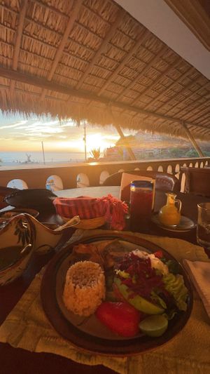   at Hotel Santa Fe in Puerto Escondido