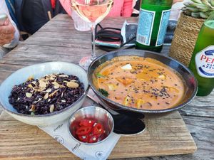 Pangang curry at Hippie Fish in Zandvoort