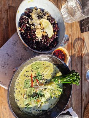 Green Curry at Hippie Fish in Zandvoort