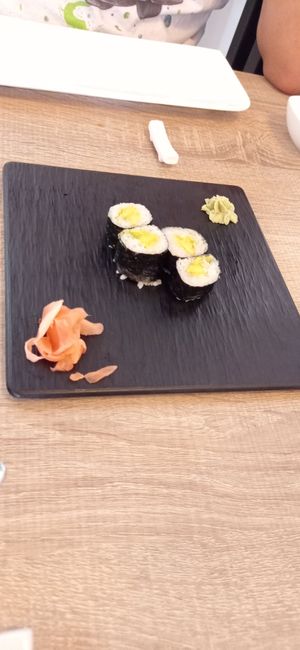 Avocado maki at Sushi Amore in Tenerife