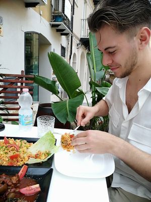 You will try 5 vegan food portions in the gorgeous seaside village of Cefalú and in the meantime you will do a walking tour of the village and know all its history enriched by bea at Vegan Food Tour in Cefalu