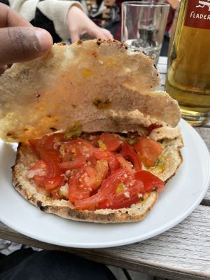 Bruschetta pita  at Fladerei in Vienna