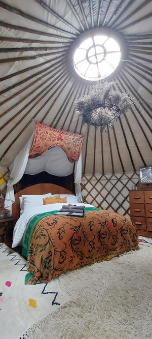 Beautiful Esk Yurt   at Esk Yurt in Peebles