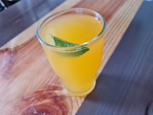 Water of the day at Aguacate Veggie Bar in San Cristobal De Las Casas