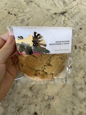 vegan cookie from Sugar Kiln   at TNT Pizza in San Diego