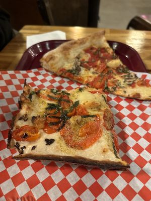 Margerita Detroit style  at TNT Pizza in San Diego