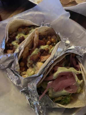 Vegan tacos 🌱   at Zandra's Taqueria in Manassas