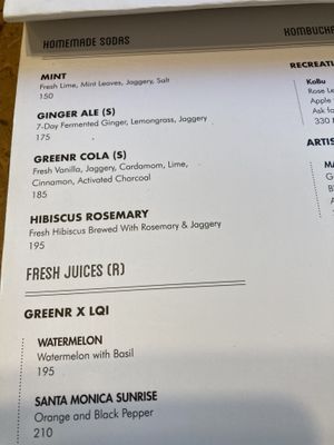   at Greenr Cafe in Mumbai