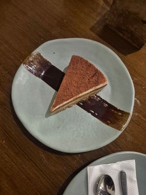 Signature tiramisu at Greenr Cafe in Mumbai