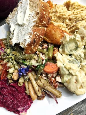 Salladsbuffén  at Kafe Agnez in Malmo