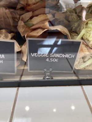 One of few vegan items to eat  at Dope Roasting Co in Athens