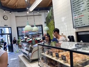 Inside  at Dope Roasting Co in Athens