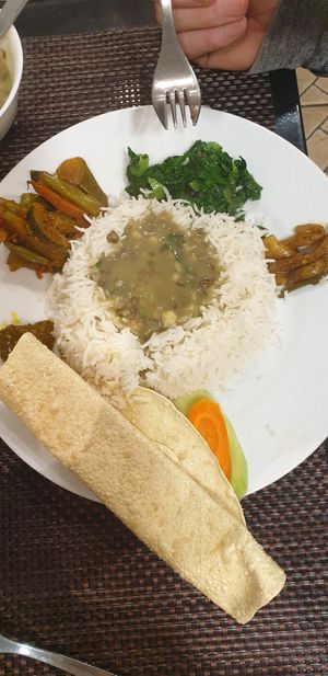 Khan set veg. Asked for vegan at Nepali Food in Faro