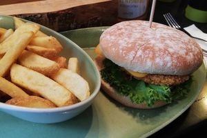 Zeitgeist Burger at Hans im Glück - Nymphenburg in Munich