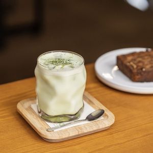 Iced Matcha latte #Veganuary at Surry Hills Coffee in Mallorca