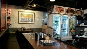 Interior of location - seating space at Haeolbin Deopbap - 하얼빈덮밥 in Seoul