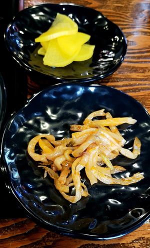 Side dishes at Haeolbin Deopbap - 하얼빈덮밥 in Seoul