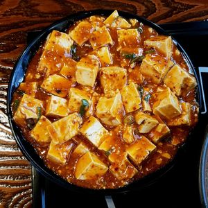 Mapo Tofu 마파두부 at Haeolbin Deopbap - 하얼빈덮밥 in Seoul