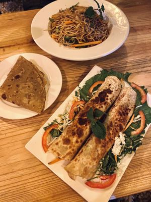 Vegetable fajita - ask for no cheese at M&J Cafe  in Zanzibar