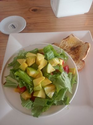 Avocado Mango salad at M&J Cafe  in Zanzibar