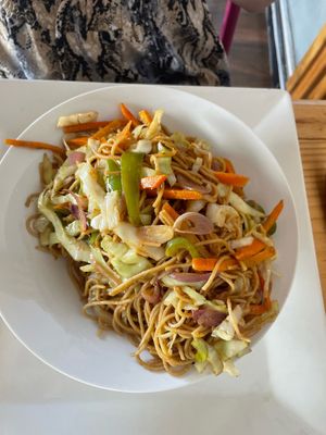 Vegan noodles   at M&J Cafe  in Zanzibar