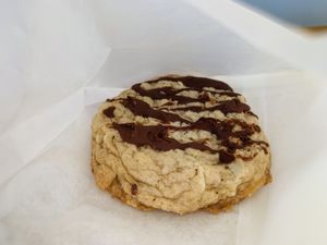 Chocolate almond cookie  at The Owlery in Bloomington
