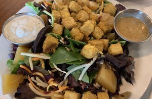 Baked tofu salad! at The Owlery in Bloomington