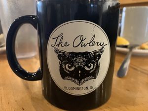 Great coffee! With soy or almond milk... at The Owlery in Bloomington