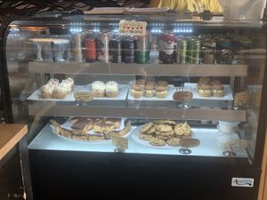 Baked vegan items. All vegan!  at The Owlery in Bloomington