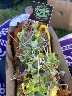 Plantain boat   at Healthy As A Motha Vegan Kitchen in Brooklyn