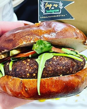   at Healthy As A Motha Vegan Kitchen in Brooklyn