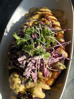 STUFFED PLANTAIN   at Healthy As A Motha Vegan Kitchen in Brooklyn
