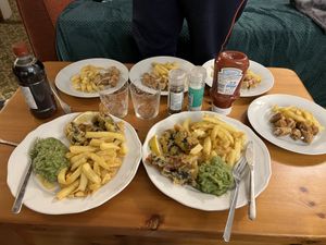 Huge portions!  at Bampton Street Fish Bar in Minehead