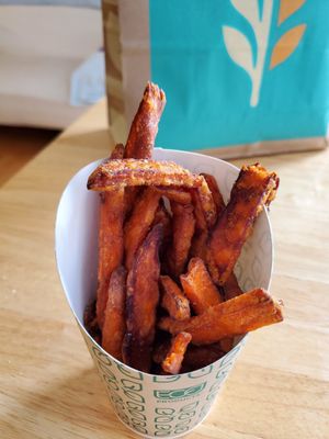 Sweet Potato Fries at HipCityVeg - Union Square in New York City