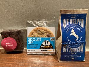 Snack options at HipCityVeg - Union Square in New York City