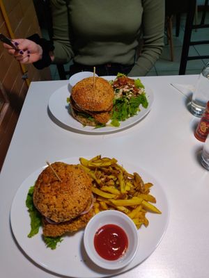 crispy chicken burger. This was probably my favorite at Nandala in Cuenca