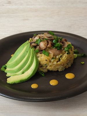 tigrillos de hongos 💯vegano at Nandala in Cuenca