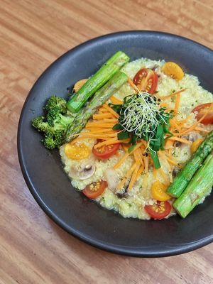 Quinoa salad  at Nandala in Cuenca
