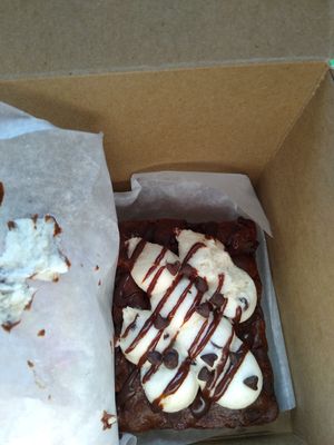 Loaded brownie at Pride Enjoy in Wading River